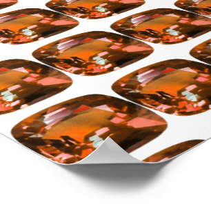Poster Pierre orange