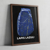 Poster Pierre précieuse Lapis Lazuli
