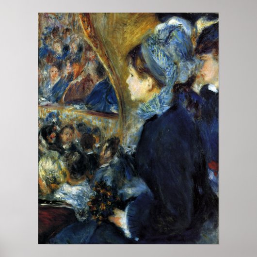Poster Pierre Renoir - Au théâtre (Devant)