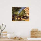 Poster Pierre Renoir - Les grands boulevards (Cuisine)
