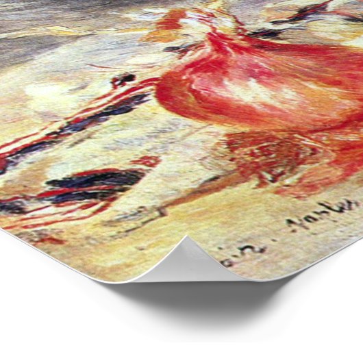 Poster Pierre Renoir - Oignons (Coin)