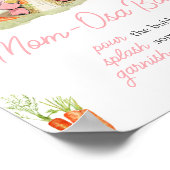Poster Pierre rose Rabbit Baby shower Maman Osa Bar (Coin)