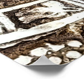 Poster Pierre sculptée Mayan Aztec MesoAmerican Sun Calen (Coin)