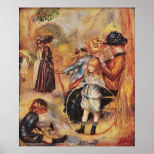 Poster Pierre un Renoir dans les jardins du