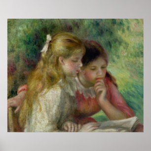 Poster Pierre un Renoir la lecture