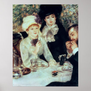 Poster Pierre un Renoir l'extrémité du déjeuner