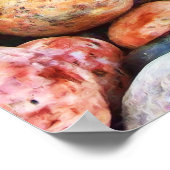 Poster Pierres colorées - Rivière Rocks Peinture (Coin)