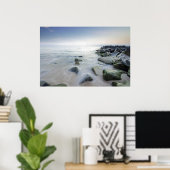 Poster Pierres dans l'eau (Bureau à domicile)