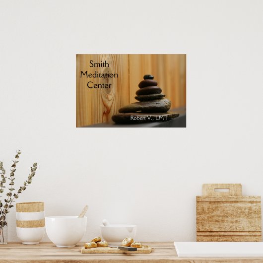 Poster Pierres de méditation du Caire (Cuisine)