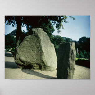 Poster Pierres de rune viking