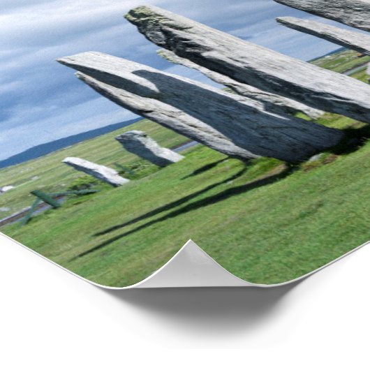 Poster Pierres debout de Callanish 2 (Coin)