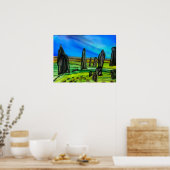 Poster Pierres fixes de Callanish (Cuisine)