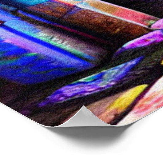 Poster Pierres psychédéliques (Coin)