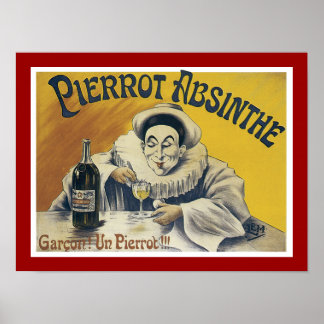 Poster Pierrot Absinthe