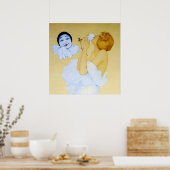 Poster "Pierrot and the White Rose" de Raphael Kirchner (Cuisine)