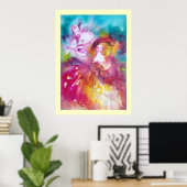 Poster Pierrot et Arlecchina (Bureau à domicile)