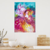 Poster PIERROT ET ARLECCHINA Carnaval vénitien, (Cuisine)