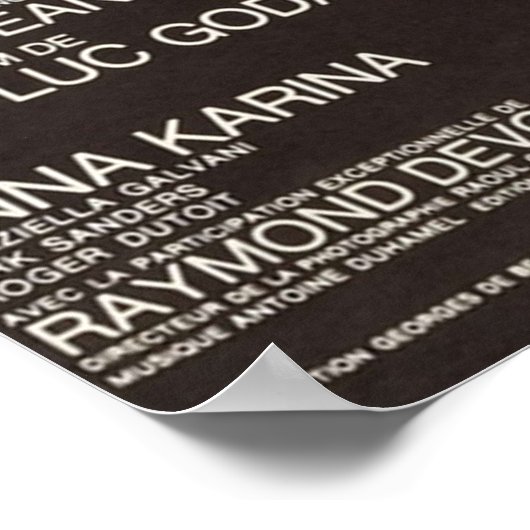 Poster Pierrot Le Fou (Coin)