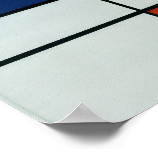 Poster Piet Mondrian Art moderne (Coin)