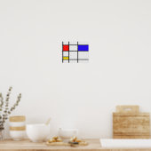 Poster Piet Mondrian Art moderne (Cuisine)