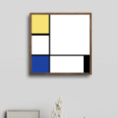 Poster Piet Mondrian - Composition Abstrait géométrique