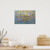 Poster Piet Mondrian Composition No V (Cuisine)