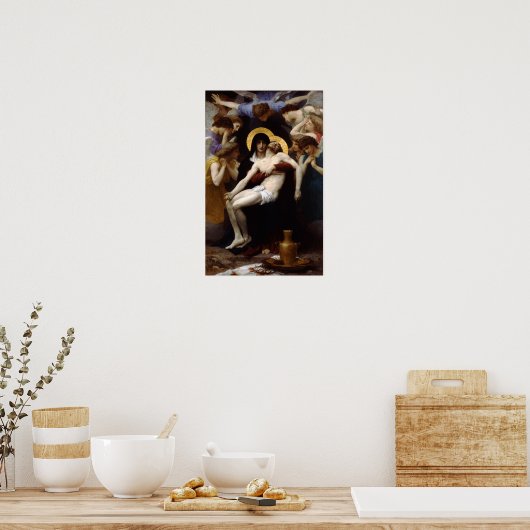 Poster Pieta de Bouguereau (Cuisine)