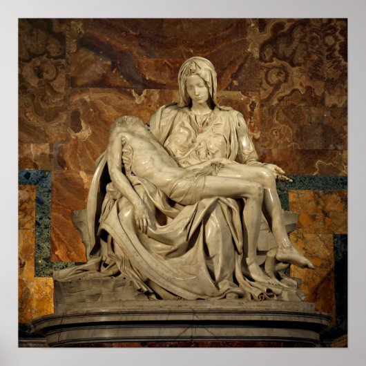 Poster Pieta de Michelangelo (Devant)