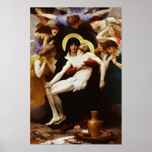 Poster Pieta Jesus Crucifixion Lamentation Vierge Marie 0