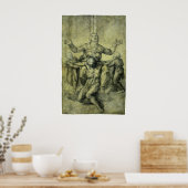 Poster Pieta pour Vittoria Colonna par Michelangelo (Cuisine)