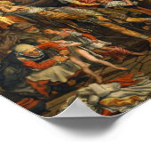 Poster Pieter Aertsen - Les actes chrétiens de miséricord (Coin)