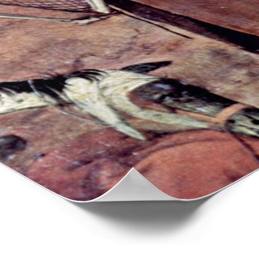 Poster Pieter Bruegel Elder - Triomphe de la mort Détail (Coin)