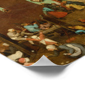 Poster Pieter Bruegel l’Aîné - Jeux pour enfants (Coin)