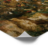 Poster Pieter Bruegel l'Ancien-La Procession pour le Calv (Coin)