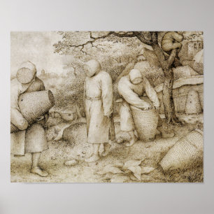 Poster Pieter Bruegel l'Ancien - Les apiculteurs