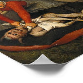 Poster Pieter Bruegel l'Ancien - Les proverbes hollandais (Coin)