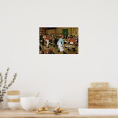 Poster Pieter Bruegel l'Ancien - Mariage paysan (Cuisine)