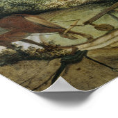 Poster Pieter Bruegel l'Ancien -Paysage Chute d'Icarus (Coin)