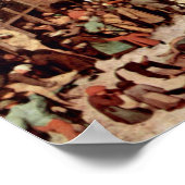 Poster Pieter Bruegel l'Ancien - Recensement à Bethléem (Coin)