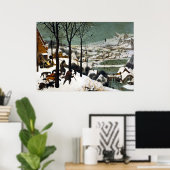 Poster Pieter Bruegel les Chasseurs d'Aînés dans la neige (Bureau à domicile)