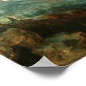 Poster Pieter Bruegel - Paysage avec vol en Egypte (Coin)