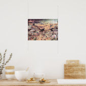 Poster Pieter Bruegel-Triomphe de la mort (Cuisine)