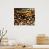 Poster Pieter Brueghel el Viejo el triunfo de la muerte (Cuisine)