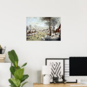 Poster Pieter Brueghel le paysage hivernal plus jeune (Bureau à domicile)