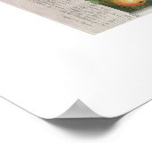 Poster Pieter Casteels, douze mois de fruits, octobre (Coin)