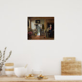 Poster Pieter de Hooch La Chambre (Cuisine)