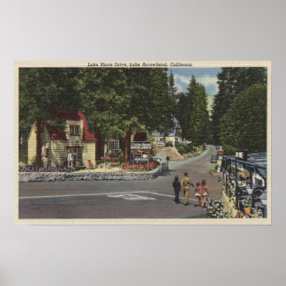 Poster Piétons sur Lake Shore Drive