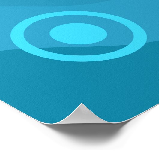 Poster Pieuvre funky (Coin)