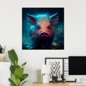 Poster pig (Bureau à domicile)