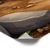 Poster  Pig Art – Mother & Piglets (Coin)